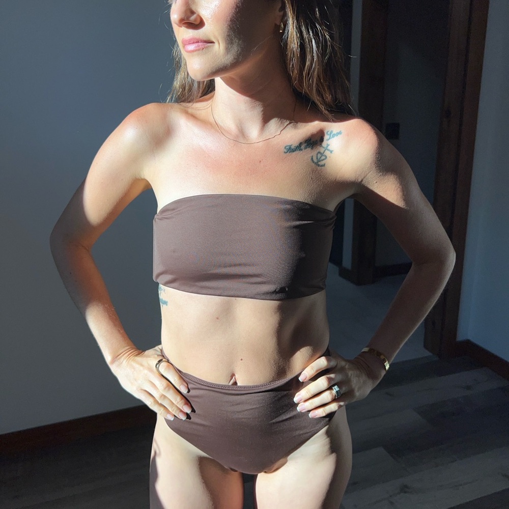 SKIMS Brown Bikini Set